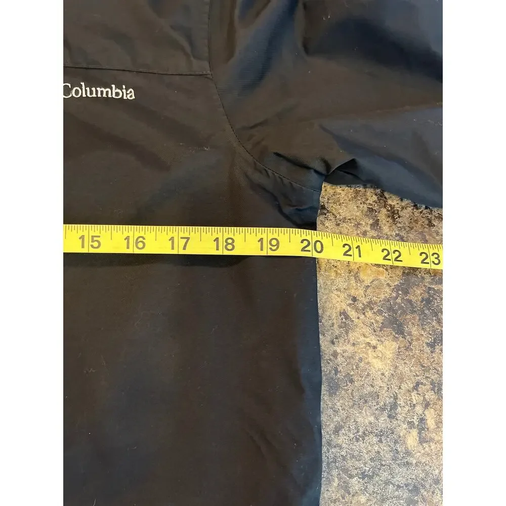 Columbia Boys Jacket Size Large Gray Black‎